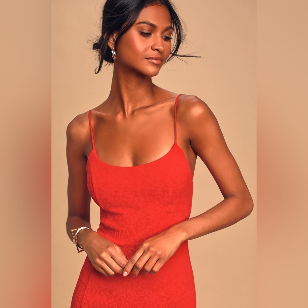 Lulus Mini Red Dress Size XXS - Picture 4 of 7